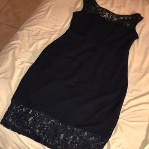 Navy blue dress
